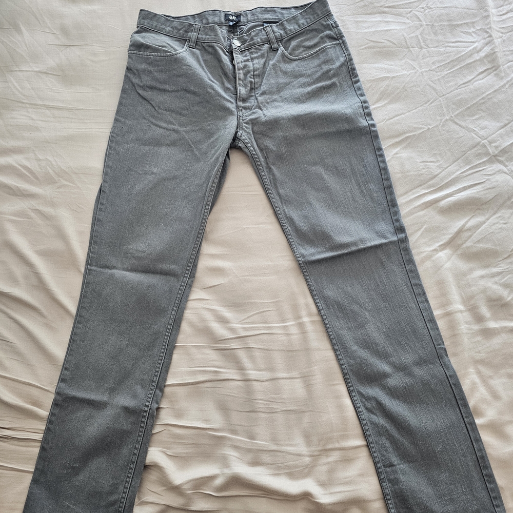 H&M Light Gray Denim Pants